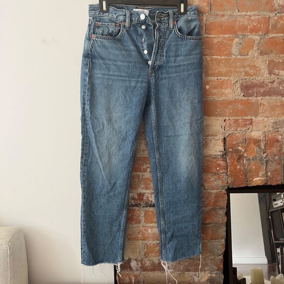 Re/done High Rise Stove Pipe - Medium Vain - 26 - Picture 3 of 9